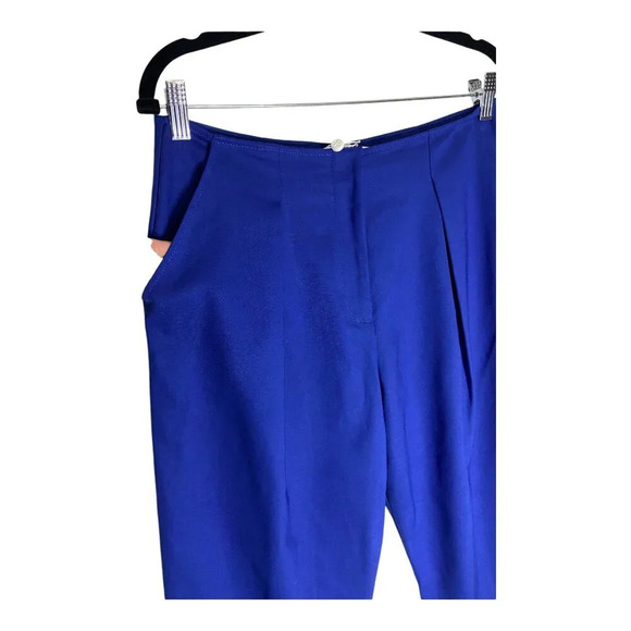 NWT Trina Turk Ishana Blue Tailored Pants-sz 6 - Picture 13 of 13